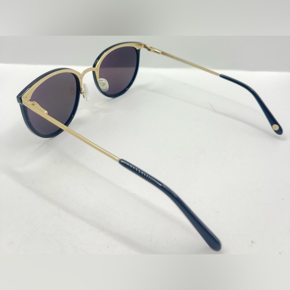 Eyebuydirect Crash Black Gold Oval Sunglasses Frames Only - Picture 5 of 8